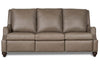 Image of Charles 84 Inch Power Wall Hugger English Arm Leather Sofa