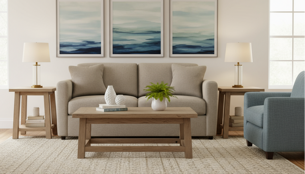 City 69 Inch Full Size Fabric Upholstered Sleeper Studio Sofa