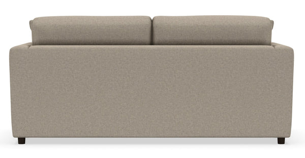 City 77 Inch Small Spaces Fabric Pillow Back  Small Queen Sleeper Sofa