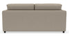 Image of City 77 Inch Small Spaces Fabric Pillow Back  Small Queen Sleeper Sofa