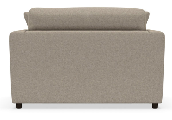 City Fabric Twin Size Pillow Back Chair And A Half Sleeper