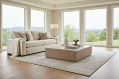 Sadie 84 Inch "Quick Ship" Deep Seat Studio Size Fabric Sofa