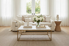 Sadie 96 Inch "Quick Ship" Oversized Deep Seat Fabric Sofa