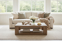 Sadie 96 Inch "Quick Ship" Oversized Deep Seat Fabric Sofa