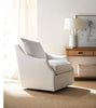 Image of Darcy "Quick Ship" 360 Degree SWIVEL/GLIDER Fabric Accent Chair