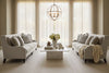 Image of Audrey Nickel 84 Inch "Quick Ship" Sofa