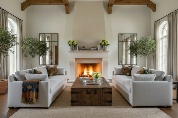 Donna I 100 Inch Single Bench Seat Fabric Sofa With Track Arms