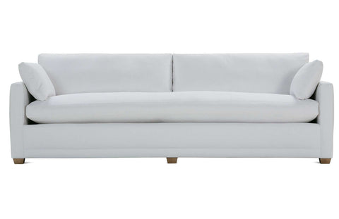 Donna I 100 Inch Single Bench Seat Fabric Sofa With Track Arms