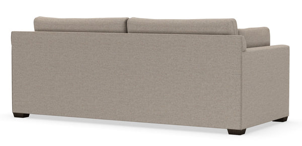Donna 88 Inch Two Cushion Fabric Sofa With Track Arms