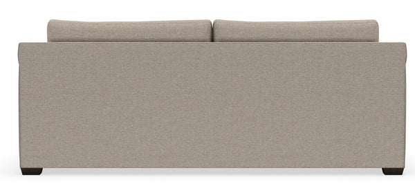 Donna 88 Inch Two Cushion Fabric Sofa With Track Arms