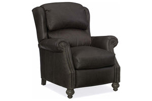 Duncan Leather Wing Back Reclining Chair