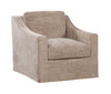 Image of Mia Driftwood "Quick Ship" Slipcovered SWIVEL Accent Chair