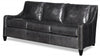 Image of Everett 81 Inch Apartment Size Leather Sofa