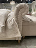 Image of Finn Fabric "Quick Ship" Upholstered Queen Or King Tufted Bed With Nailhead Trim