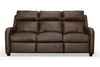 Image of Francis 84 Inch Power Wall Hugger Leather Sofa