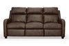 Image of Francis Power Reclining "Wall Hugger" Leather Sofa Collection