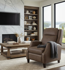 Gabriel Lenado Leather "Quick Ship" Small Scale Recliner