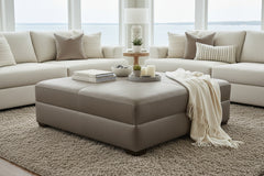 Gaines 36", 40", 44", Or 48" Inch Square Leather Ottoman (4 Sizes Available)