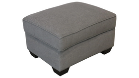 Michelle "Designer Style" Fabric Upholstered Ottoman