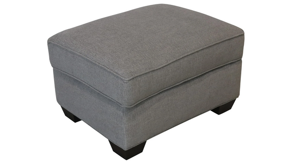 Paulette Designer Style Fabric Upholstered Ottoman Footstool