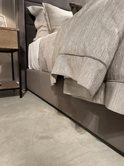 Hepburn Fabric "Quick Ship" Upholstered Queen Or King Platform Wing Bed