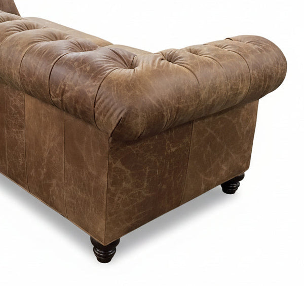 Westminster Leather Tufted Chair