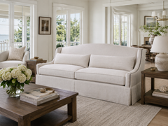 Marguerite 89 Inch "Quick Ship" Slope Arm Sofa