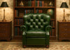 Image of Jackson Leather Button Tufted Recliner