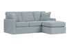 Image of Jennifer Apartment Size Sofa With Reversible Chaise