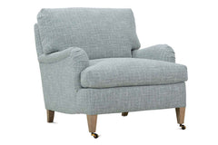 Katie Custom Fabric Upholstered English Arm Club Chair