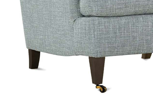 Katie Custom Fabric Upholstered English Arm Club Chair