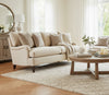 Image of Katie 79 Inch Custom English Arm Fabric Apartment Size Sofa