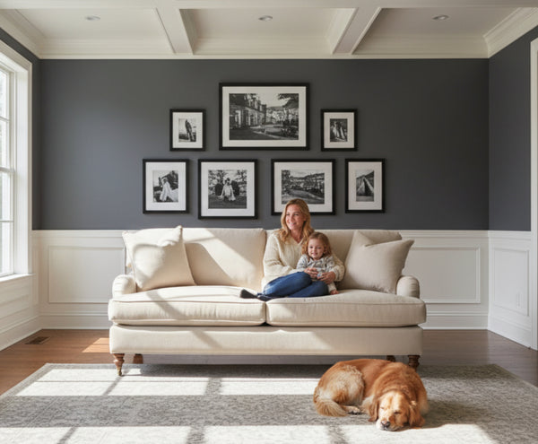 Kristen English Arm Fabric Sofa Collection