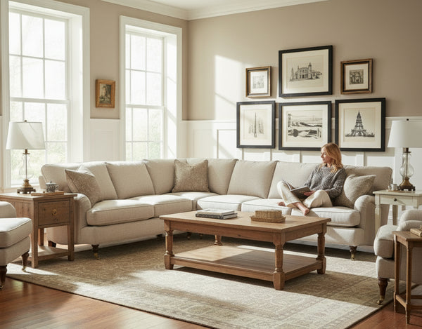 Kristen English Arm Sectional