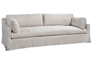 Lara Linen 96 Inch "Quick Ship" Slipcovered Sofa