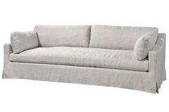 Lara Linen 96 Inch "Quick Ship" Slipcovered Sofa