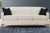 Image of Leona 75 Inch Tight-Back Queen Fabric Couch Bed