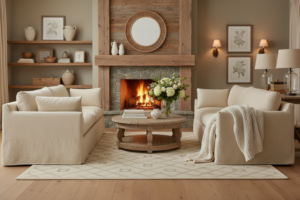 Liza II 100 Inch Slipcovered Sofa