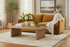 Image of Luca 89 Inch Fabric Two Cushion Sloping Wing Arm Sofa
