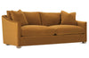 Image of Luca 89 Inch Fabric Two Cushion Sloping Wing Arm Sofa