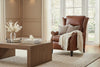Image of Luke Tall Wing Back Leather Recliner