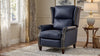 Image of Luke Tall Wing Back Leather Recliner