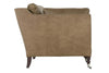 Image of Marjorie "Quick Ship" Lavish Mushroom 90 Inch Transitional Leather Track Arm Sofa