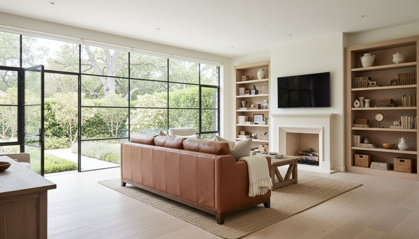 Martin 89 Inch Track Arm Pillow Back Sofa