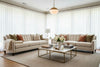 Image of Ellie Fog "Quick Ship" Fabric Mid-Century Sofa Collection