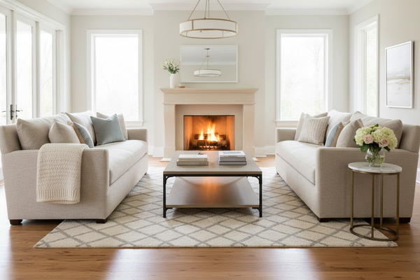 Paulette 89 Inch Single Bench Seat Fabric Upholstered Sofa