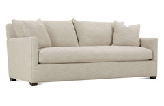 Paulette 89 Inch Single Bench Seat Fabric Upholstered Sofa