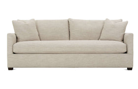 Paulette 89 Inch Single Bench Seat Fabric Upholstered Sofa