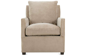 Paulette Fabric Upholstered Club Chair