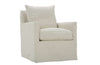 Image of Paulette Slipcovered Fabric Club Chair
